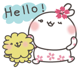 Hello! Sakura the rabbit sticker #3450034