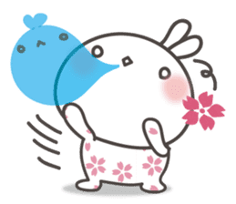 Hello! Sakura the rabbit sticker #3450046