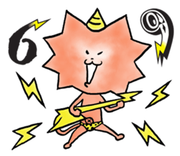 Thunder god GoroNyan sticker #3450599