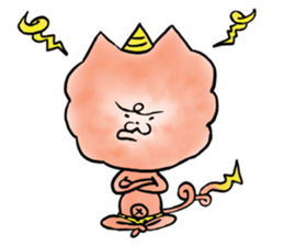 Thunder god GoroNyan sticker #3450600