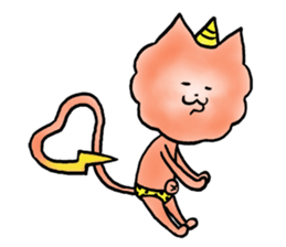 Thunder god GoroNyan sticker #3450603