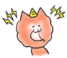 Thunder god GoroNyan sticker #3450607