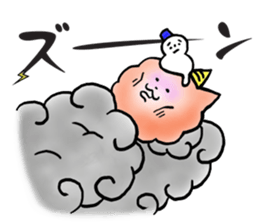 Thunder god GoroNyan sticker #3450618