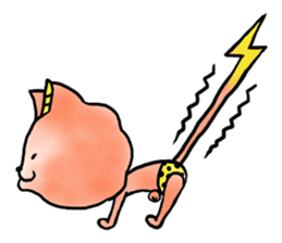 Thunder god GoroNyan sticker #3450623