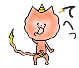 Thunder god GoroNyan sticker #3450624