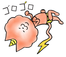 Thunder god GoroNyan sticker #3450625