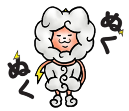 Thunder god GoroNyan sticker #3450628