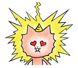 Thunder god GoroNyan sticker #3450633