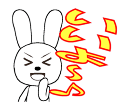 28th edition white rabbit expressive sticker #3451434