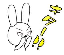 28th edition white rabbit expressive sticker #3451440