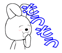 28th edition white rabbit expressive sticker #3451441