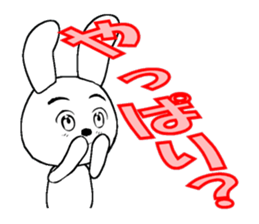 28th edition white rabbit expressive sticker #3451450