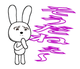 28th edition white rabbit expressive sticker #3451457