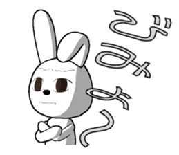 28th edition white rabbit expressive sticker #3451464