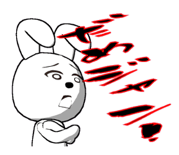 28th edition white rabbit expressive sticker #3451470