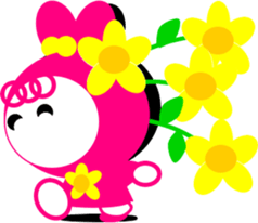 Rabbits love sticker #3452159