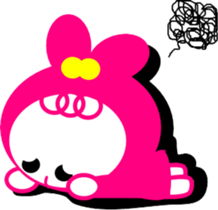 Rabbits love sticker #3452192