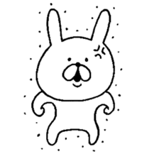 Chococo's Yuru Usagi(Relax Rabbit) sticker #3452209