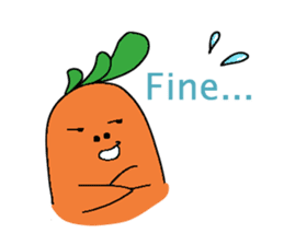Man Carrot (English Version) sticker #3452260