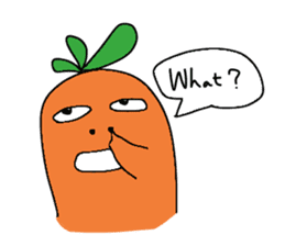 Man Carrot (English Version) sticker #3452261