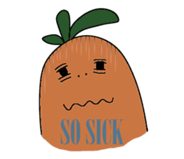 Man Carrot (English Version) sticker #3452267