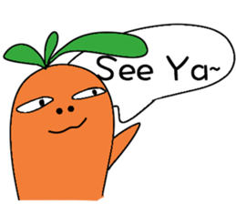 Man Carrot (English Version) sticker #3452272
