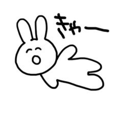 The only white rabbit sticker #3453115