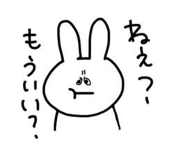 The only white rabbit sticker #3453117