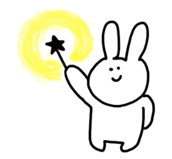 The only white rabbit sticker #3453119