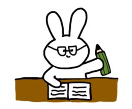 The only white rabbit sticker #3453136