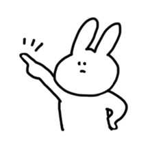 The only white rabbit sticker #3453139