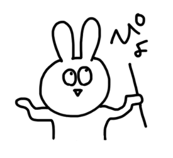 The only white rabbit sticker #3453141