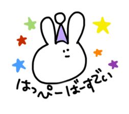 The only white rabbit sticker #3453146