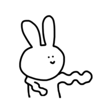 The only white rabbit sticker #3453147