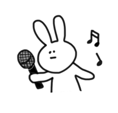 The only white rabbit sticker #3453152