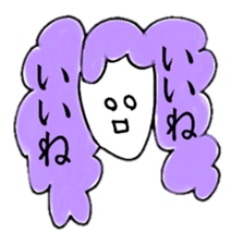 hinakichi hair style sticker #3454212