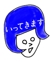 hinakichi hair style sticker #3454213