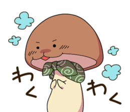 Takedake no Siitake sticker #3454331