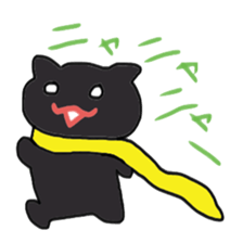 Black Cat Hero sticker #3454564