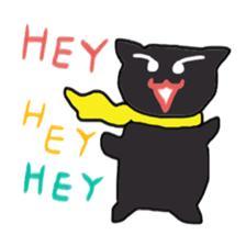 Black Cat Hero sticker #3454573