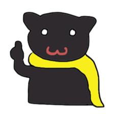 Black Cat Hero sticker #3454584