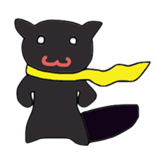 Black Cat Hero sticker #3454585
