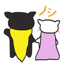 Black Cat Hero sticker #3454588