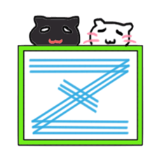 Black Cat Hero sticker #3454590