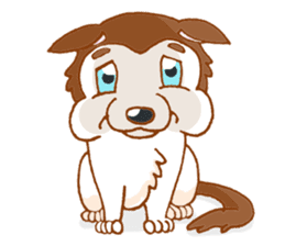 Pop and Loo Huskyfamily sticker #3454916