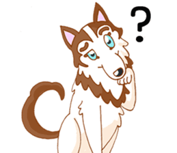 Pop and Loo Huskyfamily sticker #3454924