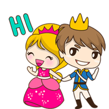 Sweet Royal couple sticker #3455194