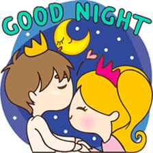 Sweet Royal couple sticker #3455196