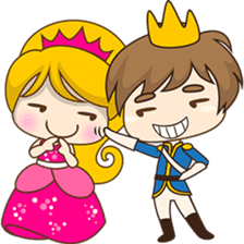 Sweet Royal couple sticker #3455199