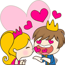 Sweet Royal couple sticker #3455201
